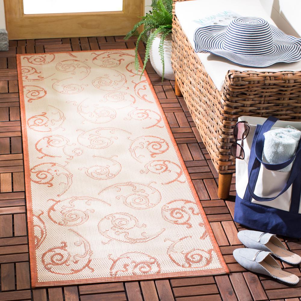 COURTYARD, NATURAL / TERRA, 2' X 3'-7", Area Rug, CY2665-3201-2. Picture 4