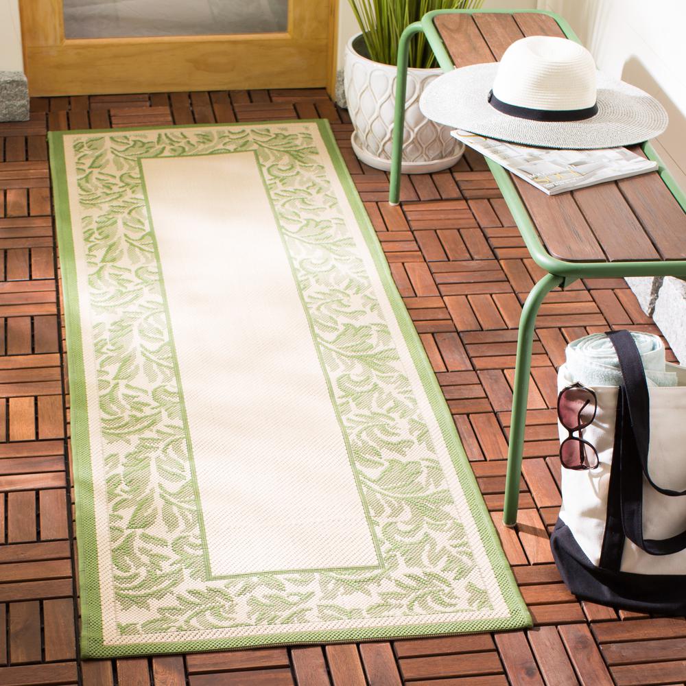 COURTYARD, NATURAL / OLIVE, 2' X 3'-7", Area Rug, CY2666-1E01-2. Picture 5