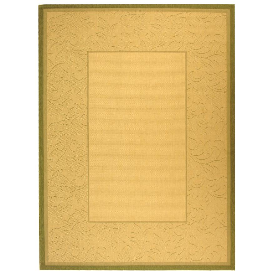 COURTYARD, NATURAL / OLIVE, 8' X 11', Area Rug, CY2666-1E01-8. Picture 6