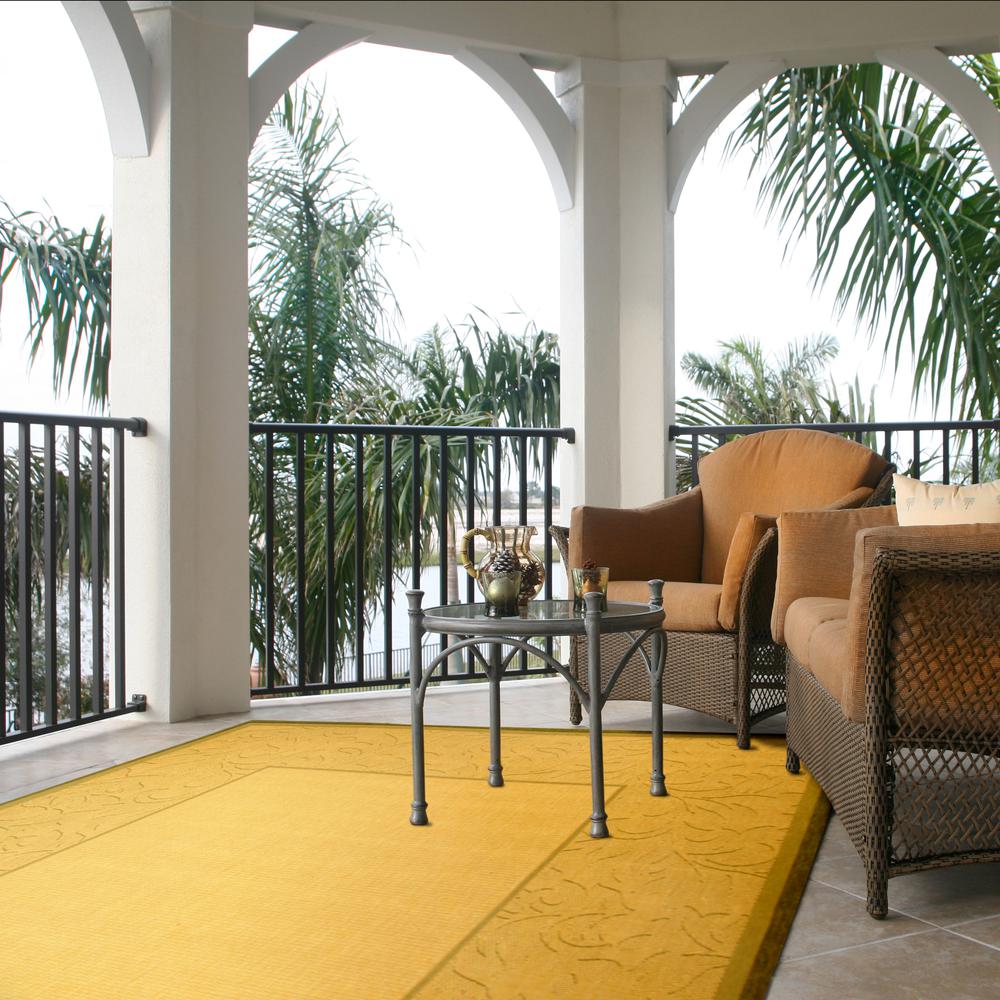 COURTYARD, NATURAL / OLIVE, 8' X 11', Area Rug, CY2666-1E01-8. Picture 2