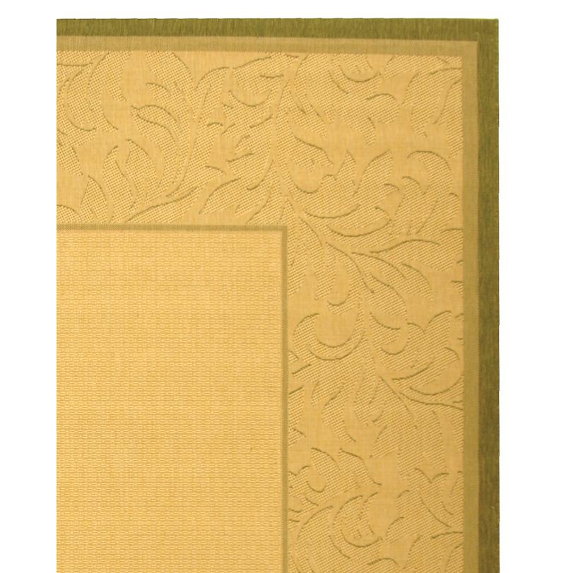 COURTYARD, NATURAL / OLIVE, 8' X 11', Area Rug, CY2666-1E01-8. Picture 3