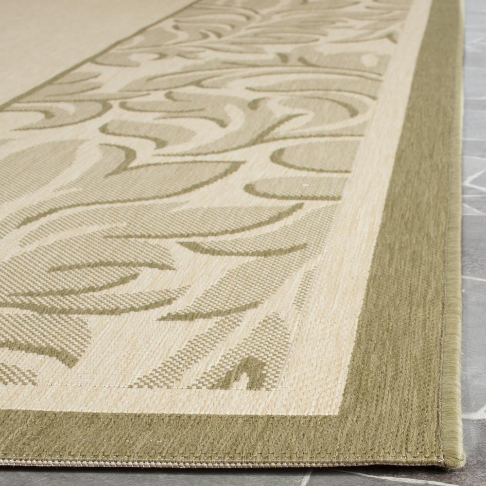 COURTYARD, NATURAL / OLIVE, 8' X 11', Area Rug, CY2666-1E01-8. Picture 5