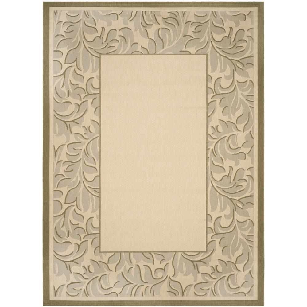 COURTYARD, NATURAL / OLIVE, 8' X 11', Area Rug, CY2666-1E01-8. Picture 8