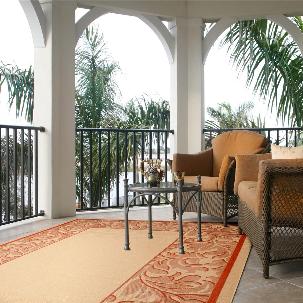 COURTYARD, NATURAL / TERRA, 8' X 11', Area Rug, CY2666-3201-8. Picture 3