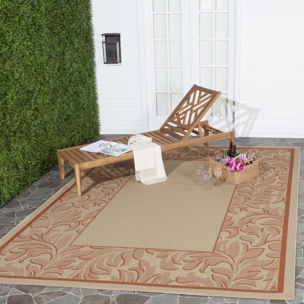 COURTYARD, NATURAL / TERRA, 8' X 11', Area Rug, CY2666-3201-8. Picture 5