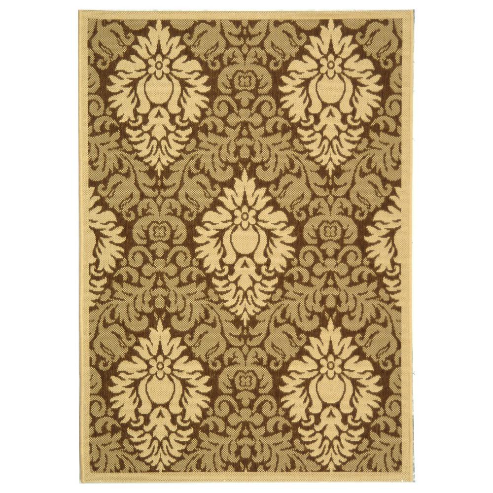 COURTYARD, BROWN / NATURAL, 2' X 3'-7", Area Rug, CY2714-3009-2. Picture 1