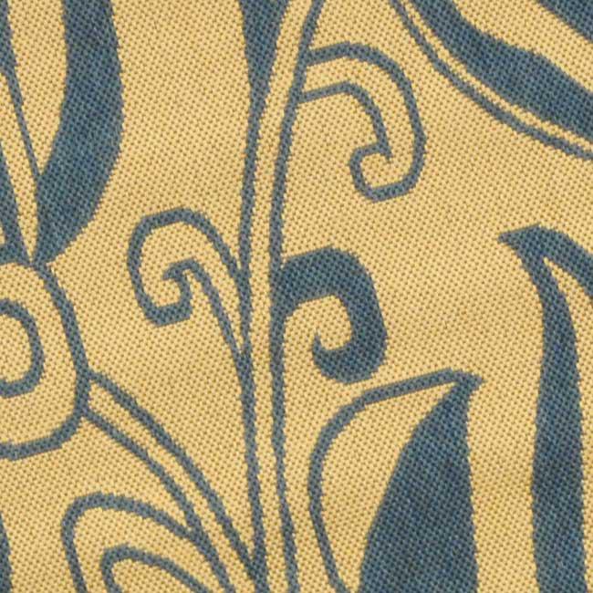 COURTYARD, NATURAL / BLUE, 5'-3" X 7'-7", Area Rug, CY2961-3101-5. Picture 6