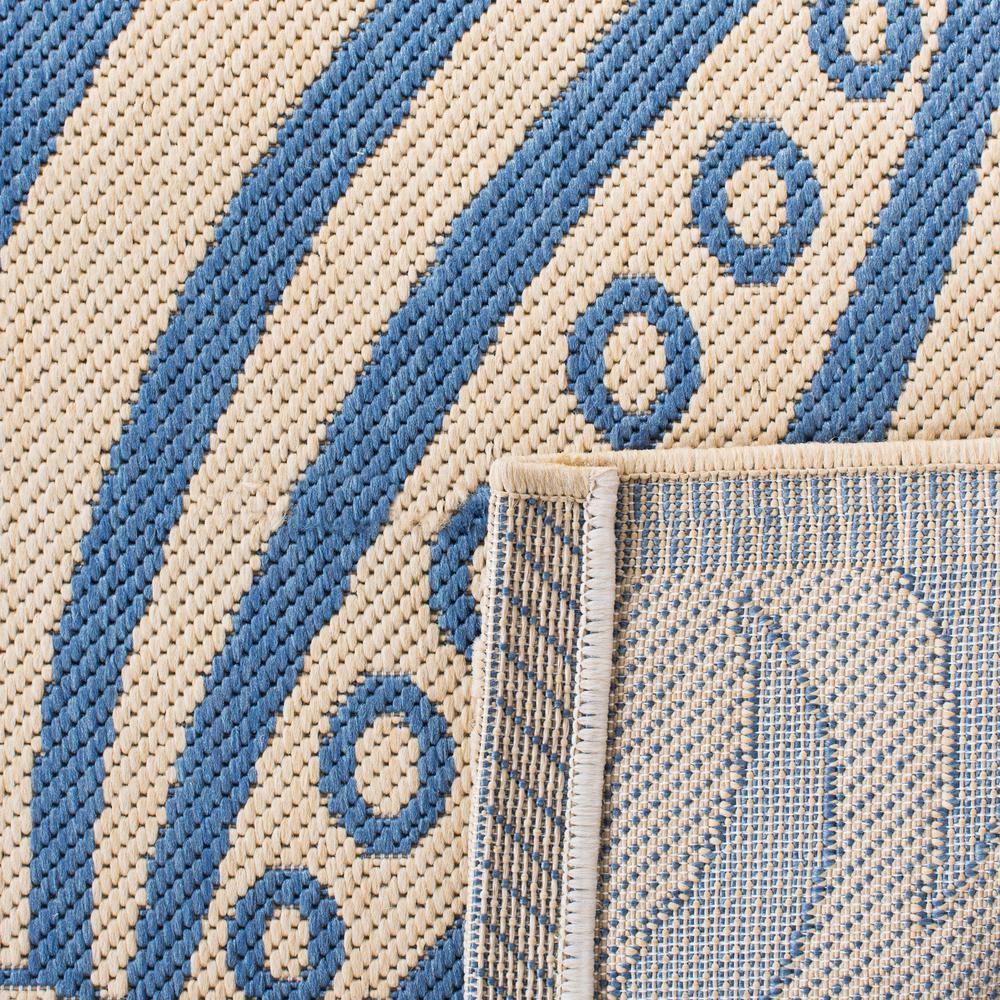 COURTYARD, NATURAL / BLUE, 5'-3" X 7'-7", Area Rug, CY2961-3101-5. Picture 3