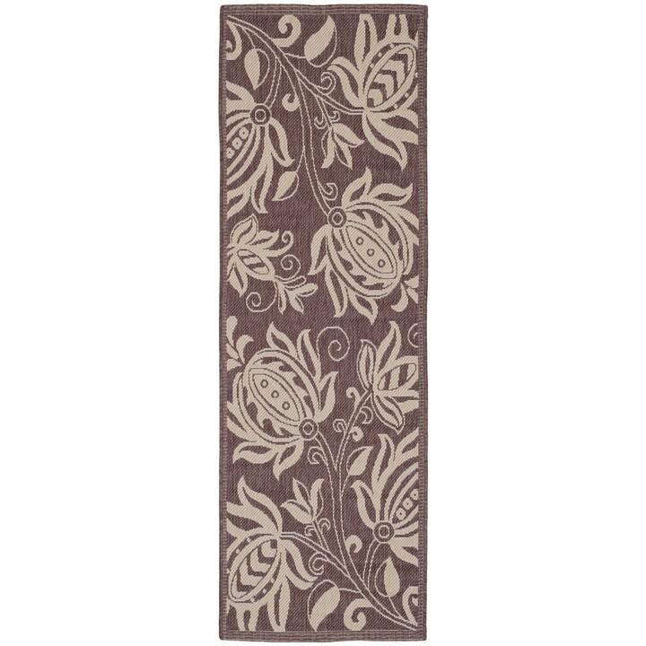 COURTYARD, CHOCOLATE / NATURAL, 2'-3" X 6'-7", Area Rug, CY2961-3409-27. Picture 1