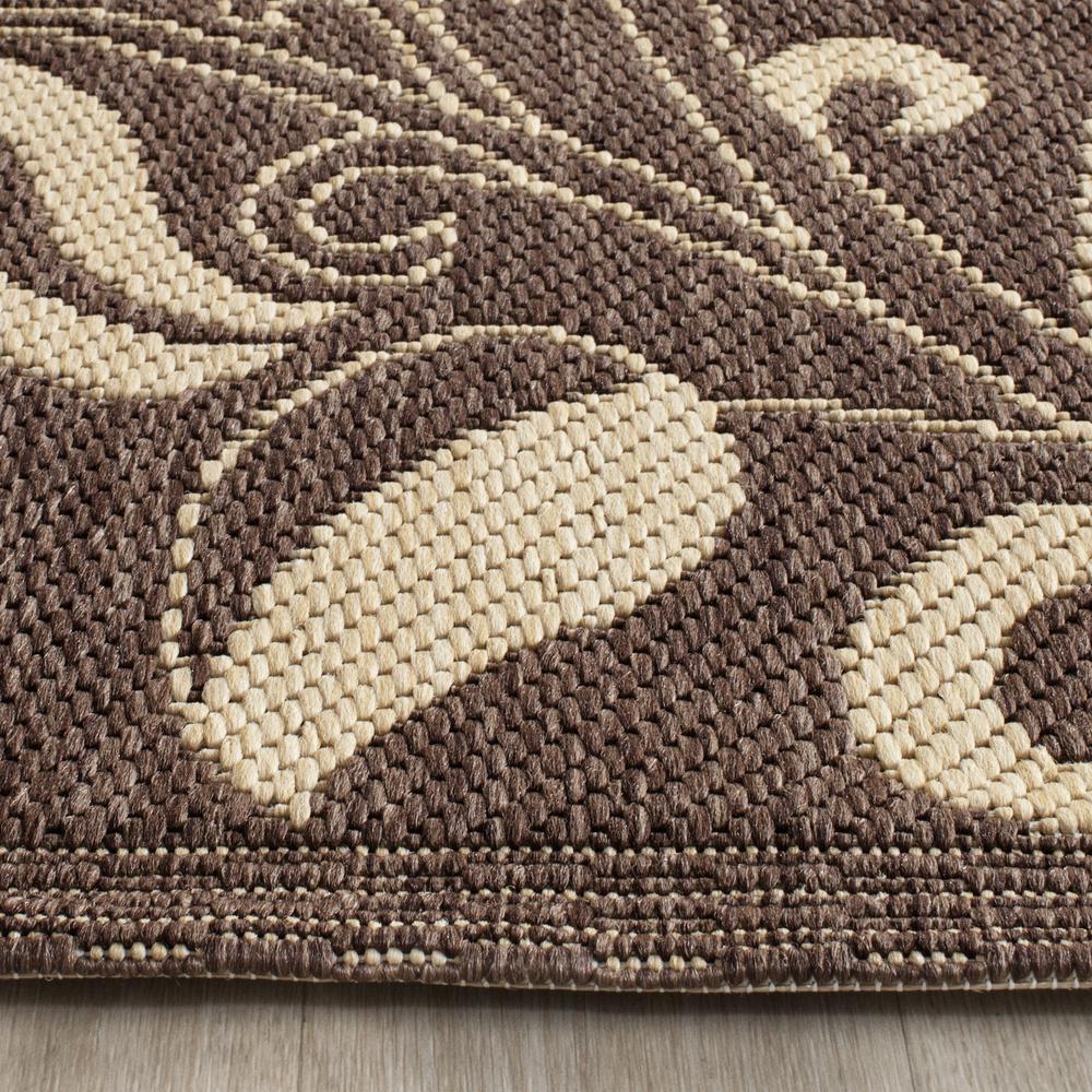 COURTYARD, CHOCOLATE / NATURAL, 2'-3" X 6'-7", Area Rug, CY2961-3409-27. Picture 4