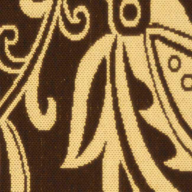 COURTYARD, CHOCOLATE / NATURAL, 4' X 5'-7", Area Rug, CY2961-3409-4. Picture 3