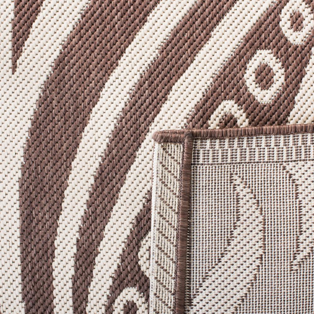 COURTYARD, CHOCOLATE / NATURAL, 5'-3" X 7'-7", Area Rug, CY2961-3409-5. Picture 9