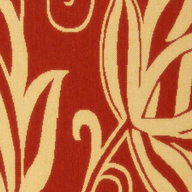 COURTYARD, RED / NATURAL, 6'-7" X 9'-6", Area Rug, CY2961-3707-6. Picture 3