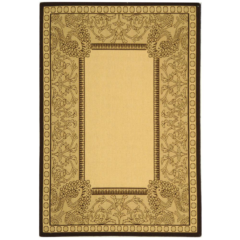 COURTYARD, NATURAL / CHOCOLATE, 2' X 3'-7", Area Rug, CY2965-3401-2. Picture 1