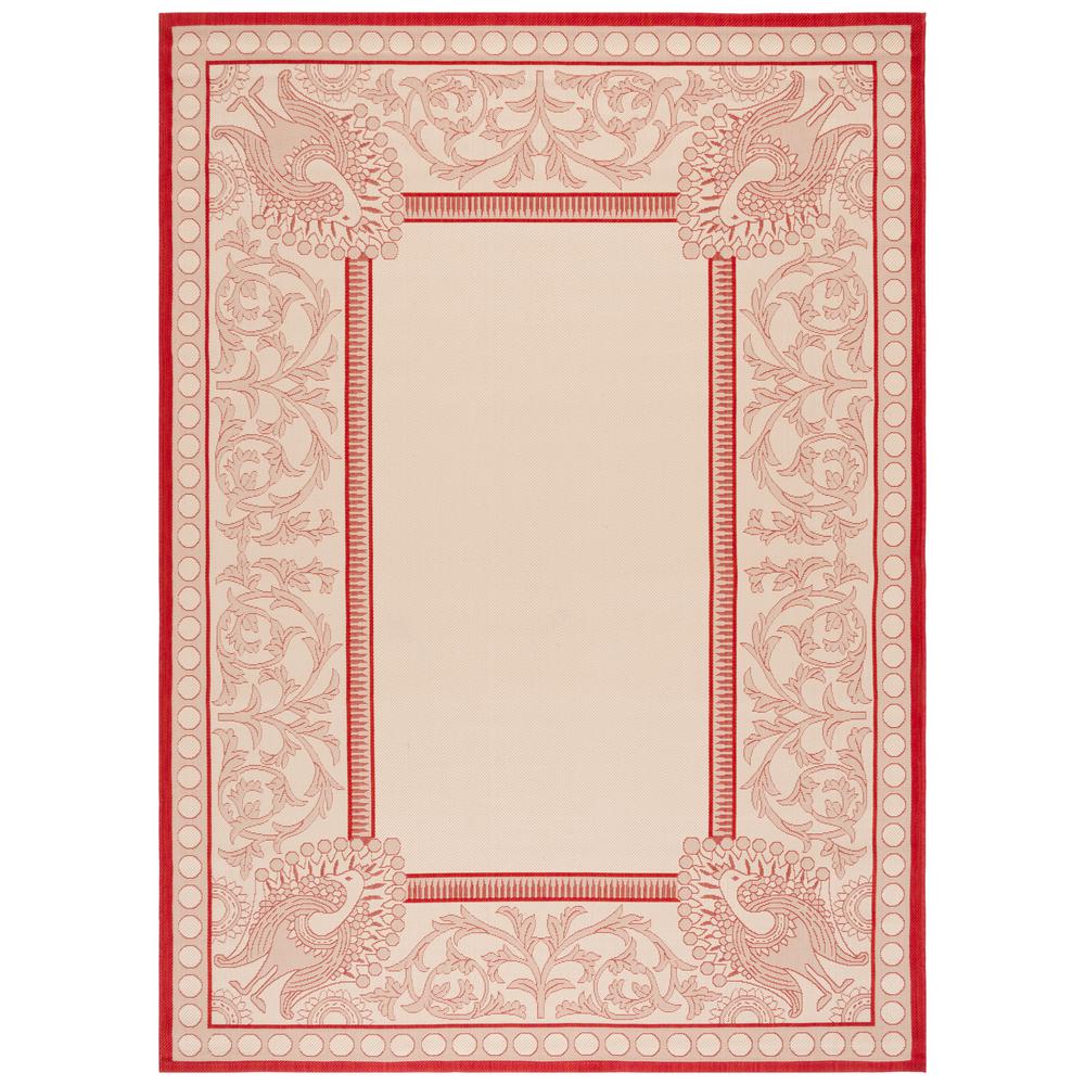COURTYARD, NATURAL / RED, 8' X 11', Area Rug, CY2965-3701-8. Picture 2
