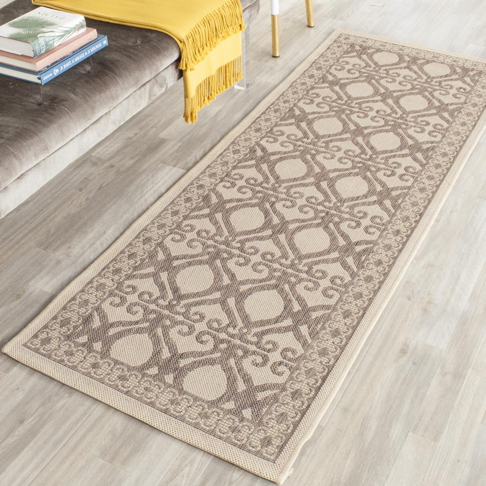 COURTYARD, NATURAL / BROWN, 2' X 3'-7", Area Rug, CY3040-3001-2. Picture 3