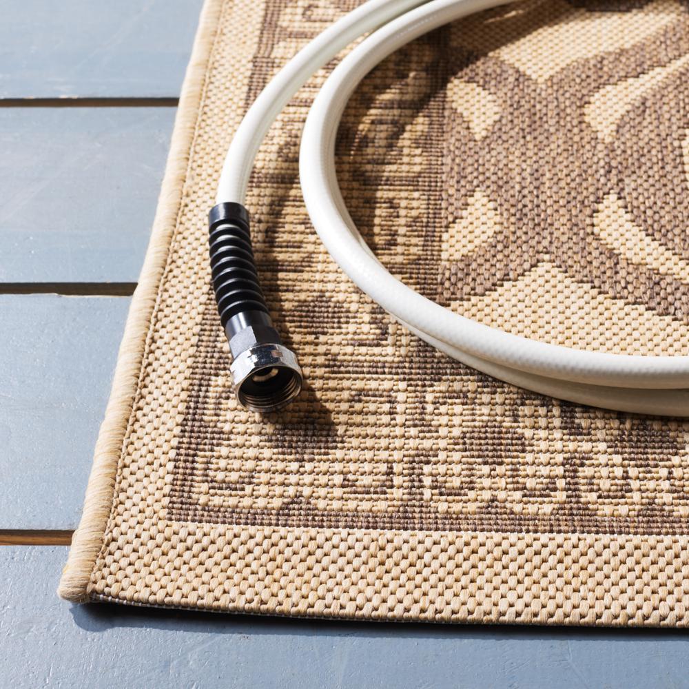 COURTYARD, NATURAL / BROWN, 5'-3" X 7'-7", Area Rug, CY3040-3001-5. Picture 2