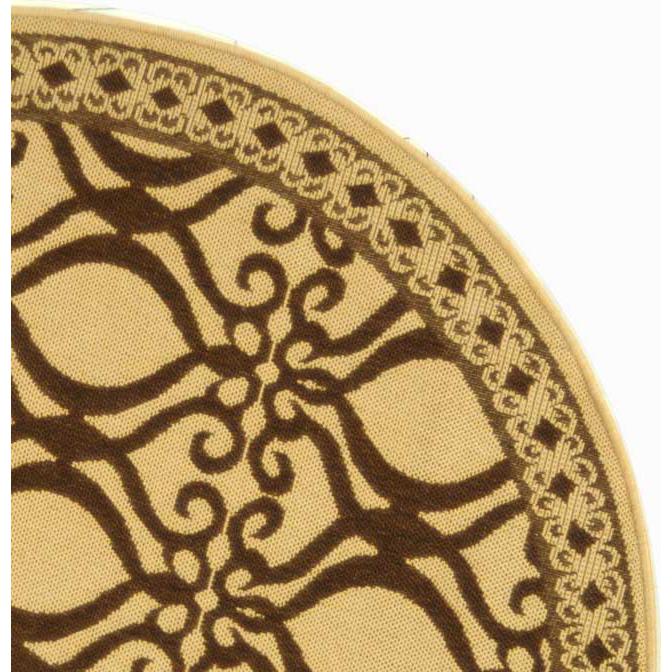 COURTYARD, NATURAL / BROWN, 5'-3" X 7'-7", Area Rug, CY3040-3001-5. Picture 4