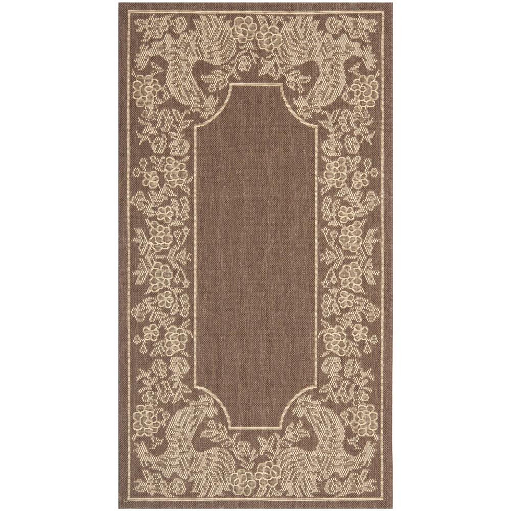 COURTYARD, CHOCOLATE / NATURAL, 2' X 3'-7", Area Rug, CY3305-3409-2. Picture 1