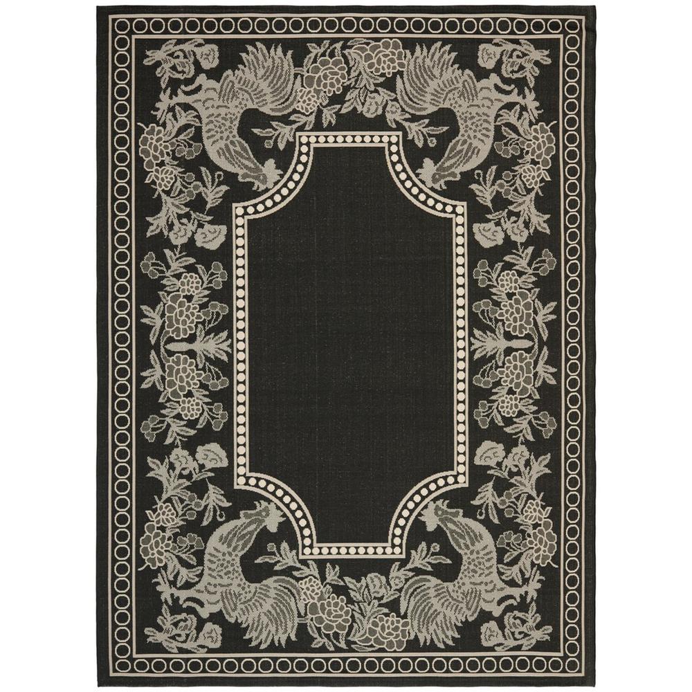 COURTYARD, BLACK / SAND, 8' X 11', Area Rug, CY3305-3908-8. Picture 1