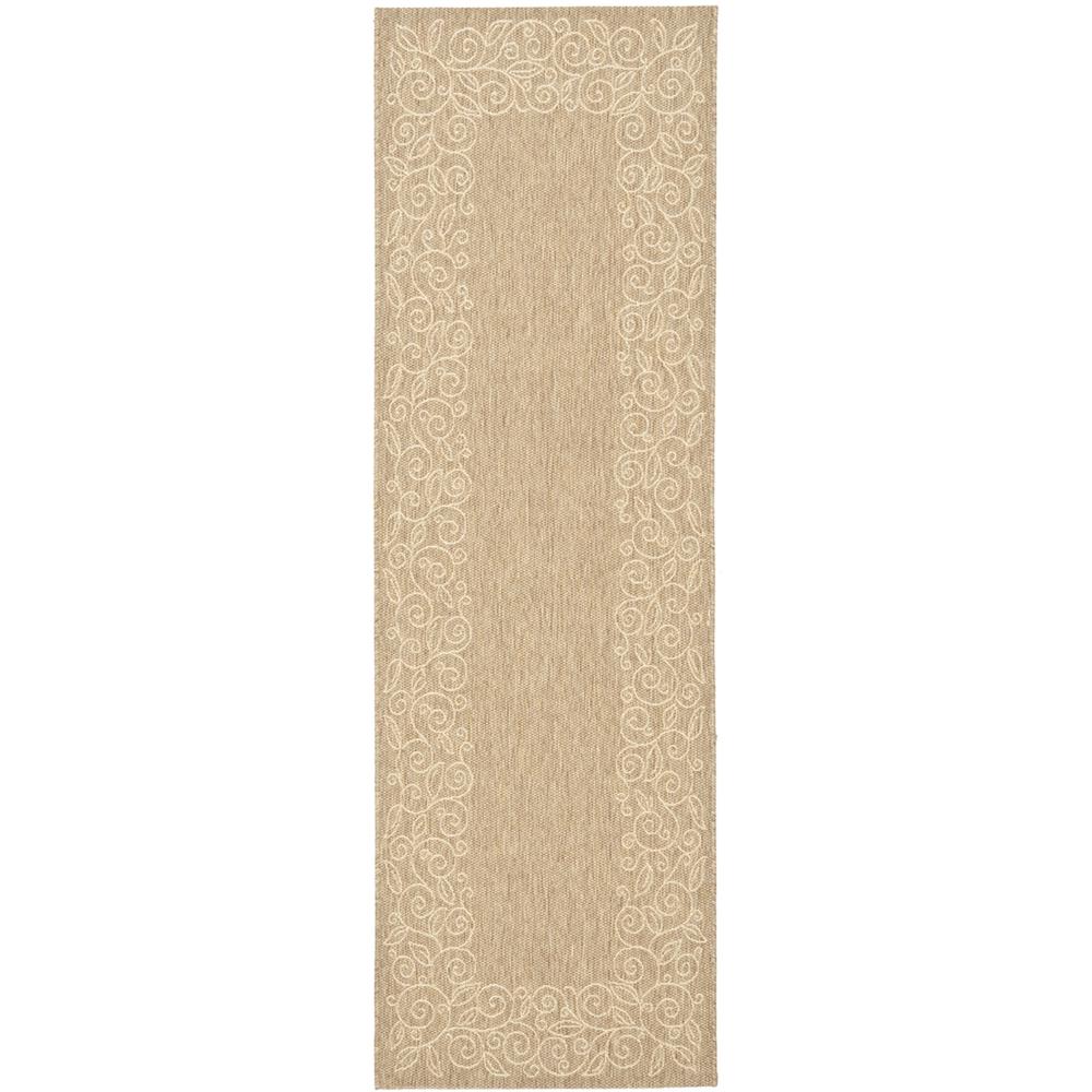 COURTYARD, DARK BEIG / BEIGE, 2'-7" X 8'-2", Area Rug, CY5139B-38. Picture 1