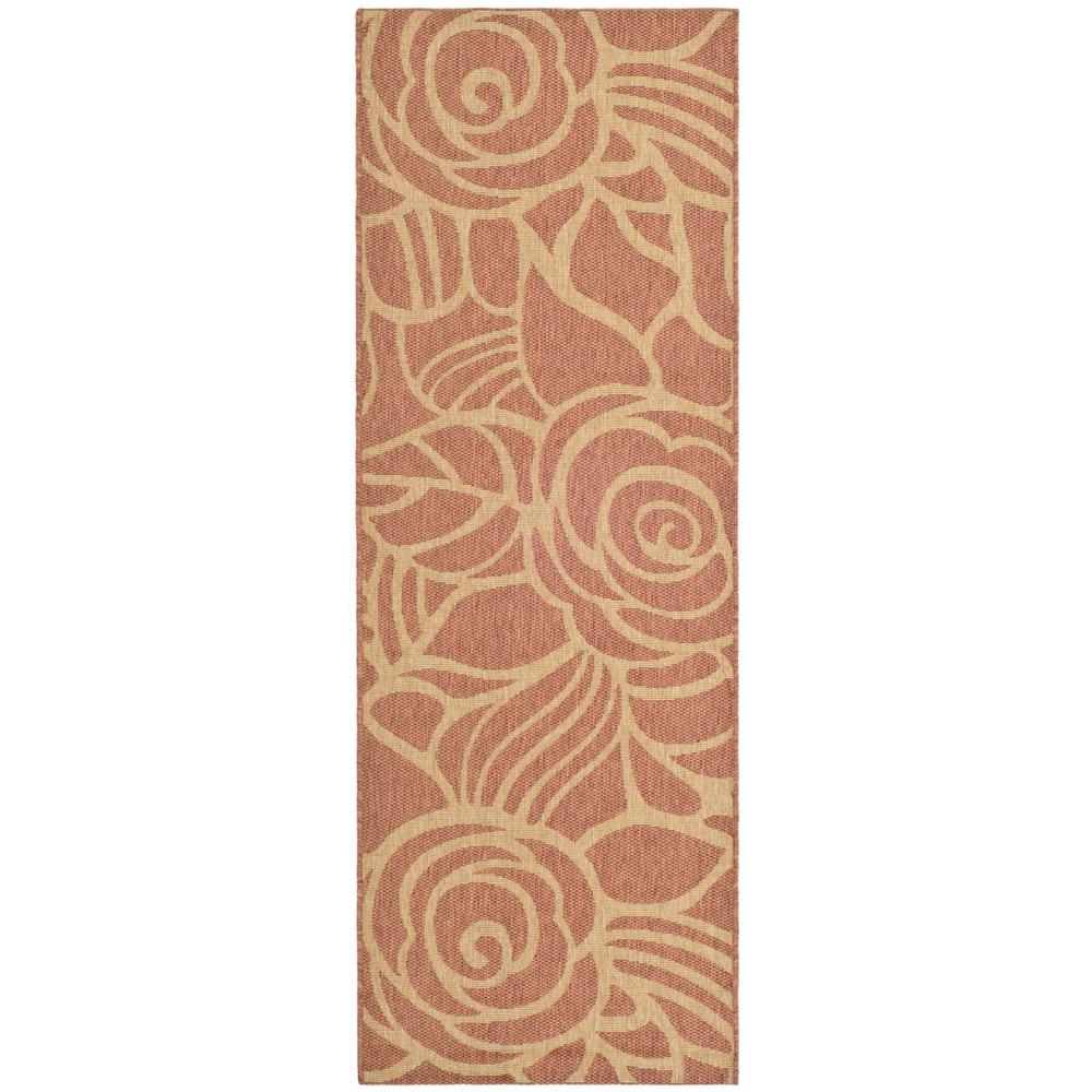 COURTYARD, RUST / SAND, 2'-3" X 6'-7", Area Rug, CY5141A-27. Picture 1