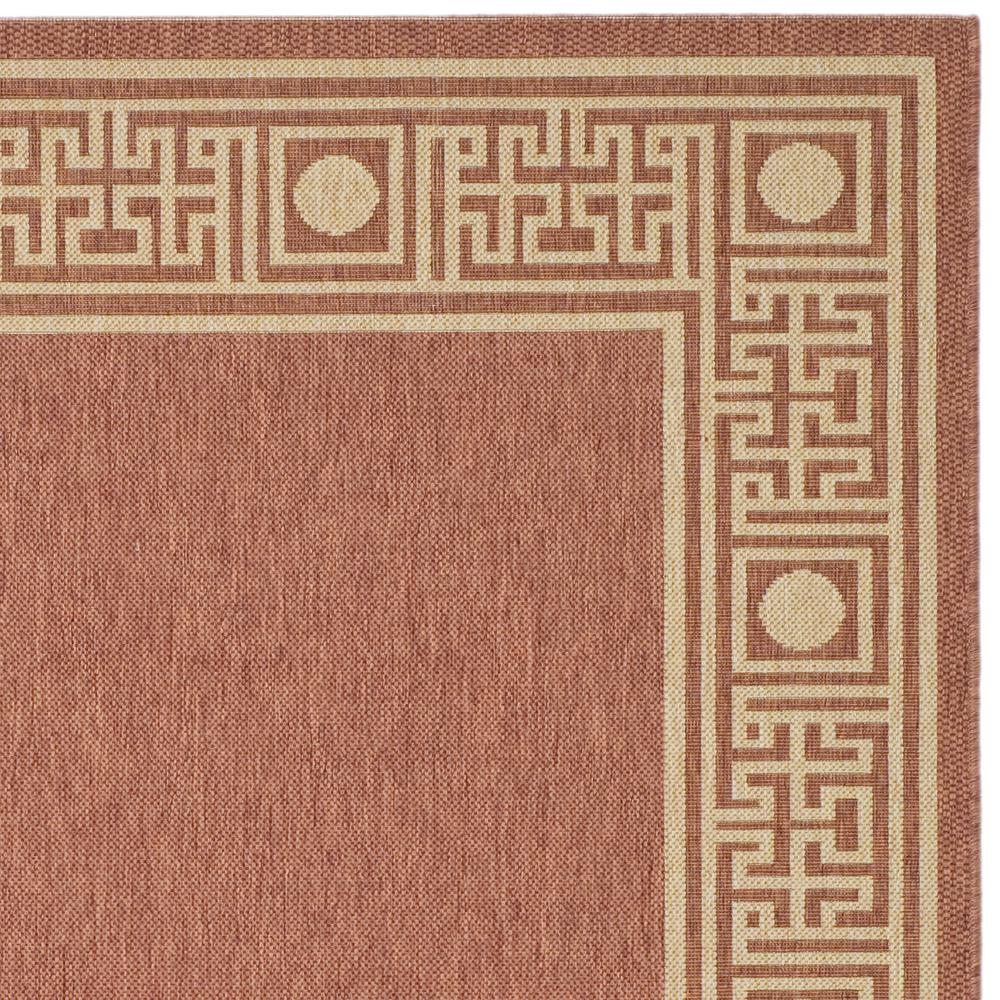 COURTYARD, RUST / SAND, 5'-3" X 7'-7", Area Rug, CY5143A-5. Picture 4