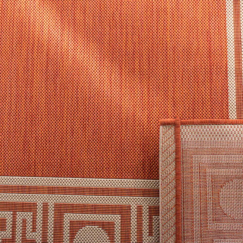 COURTYARD, RUST / SAND, 5'-3" X 7'-7", Area Rug, CY5143A-5. Picture 1