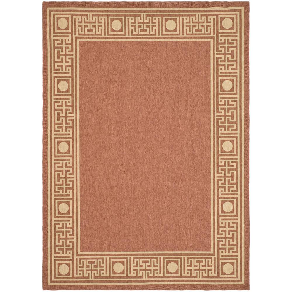 COURTYARD, RUST / SAND, 8' X 11', Area Rug, CY5143A-8. Picture 1