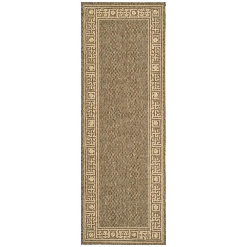 COURTYARD, DARK BEIG / BEIGE, 2'-3" X 6'-7", Area Rug, CY5143B-27. Picture 1