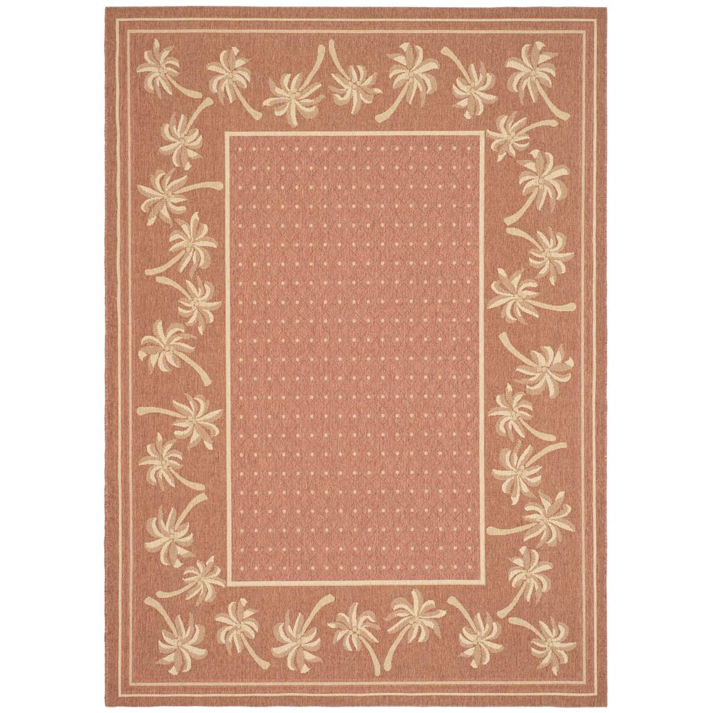 COURTYARD, RUST / SAND, 8' X 11', Area Rug, CY5148A-8. Picture 1