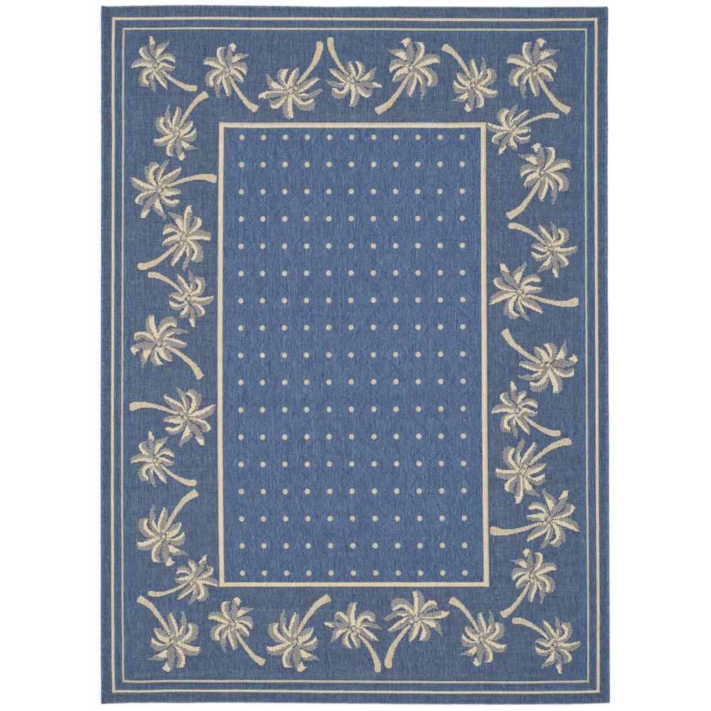 COURTYARD, BLUE / IVORY, 2'-7" X 5', Area Rug, CY5148C-3. Picture 1