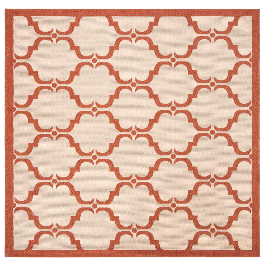 COURTYARD, BEIGE / TERRACOTTA, 5'-3" X 7'-7", Area Rug, CY6009-231-5. Picture 8