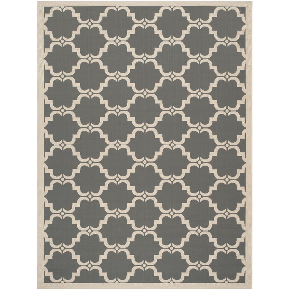 COURTYARD, ANTHRACITE / BEIGE, 8' X 11', Area Rug, CY6009-246-8. Picture 1