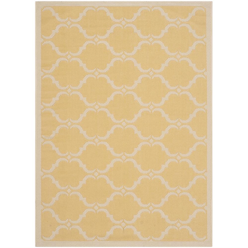 COURTYARD, YELLOW / BEIGE, 4' X 5'-7", Area Rug, CY6009-316-4. Picture 1