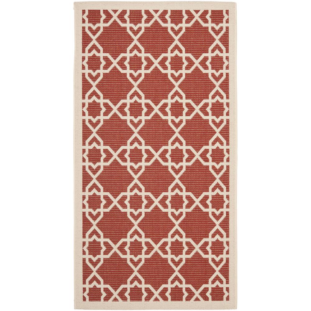 COURTYARD, RED / BEIGE, 2' X 3'-7", Area Rug, CY6032-248-2. Picture 1