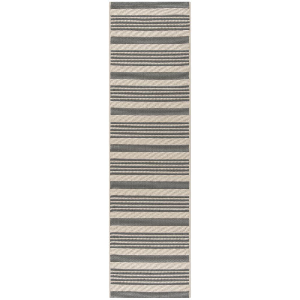COURTYARD, GREY / BONE, 2'-3" X 8', Area Rug, CY6062-236-28. Picture 1