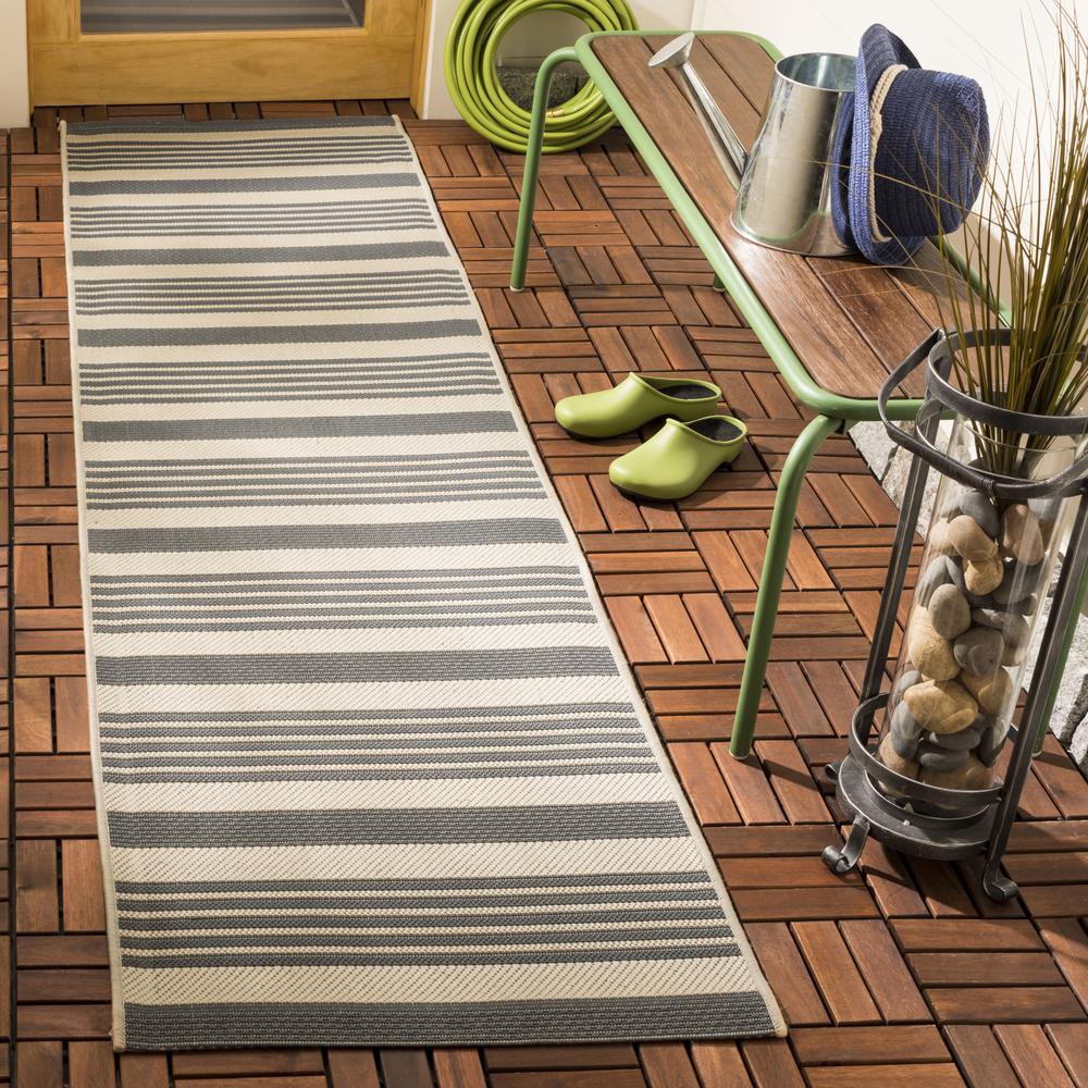 COURTYARD, GREY / BONE, 2' X 3'-7", Area Rug, CY6062-236-2. Picture 4