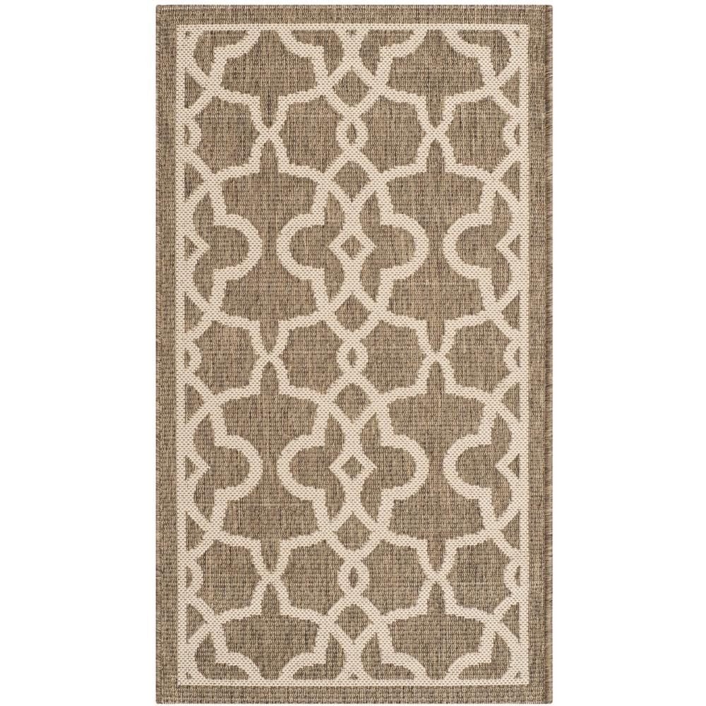 COURTYARD, MOCHA / BEIGE, 2' X 3'-7", Area Rug. Picture 1