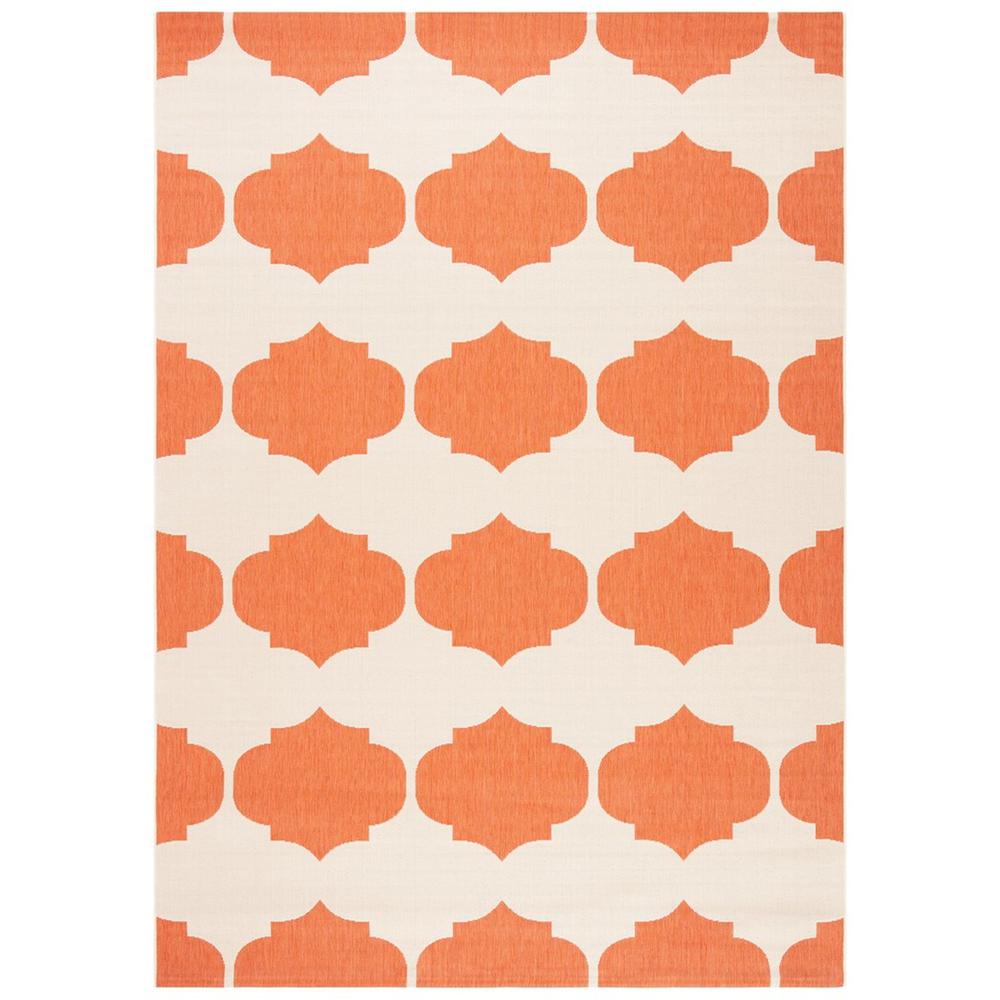 COURTYARD, BEIGE / TERRACOTTA, 8' X 11', Area Rug, CY6162-231-8. Picture 1