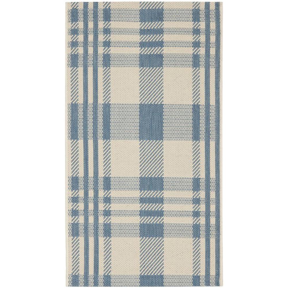 COURTYARD, BEIGE / BLUE, 2' X 3'-7", Area Rug, CY6201-233-2. Picture 1