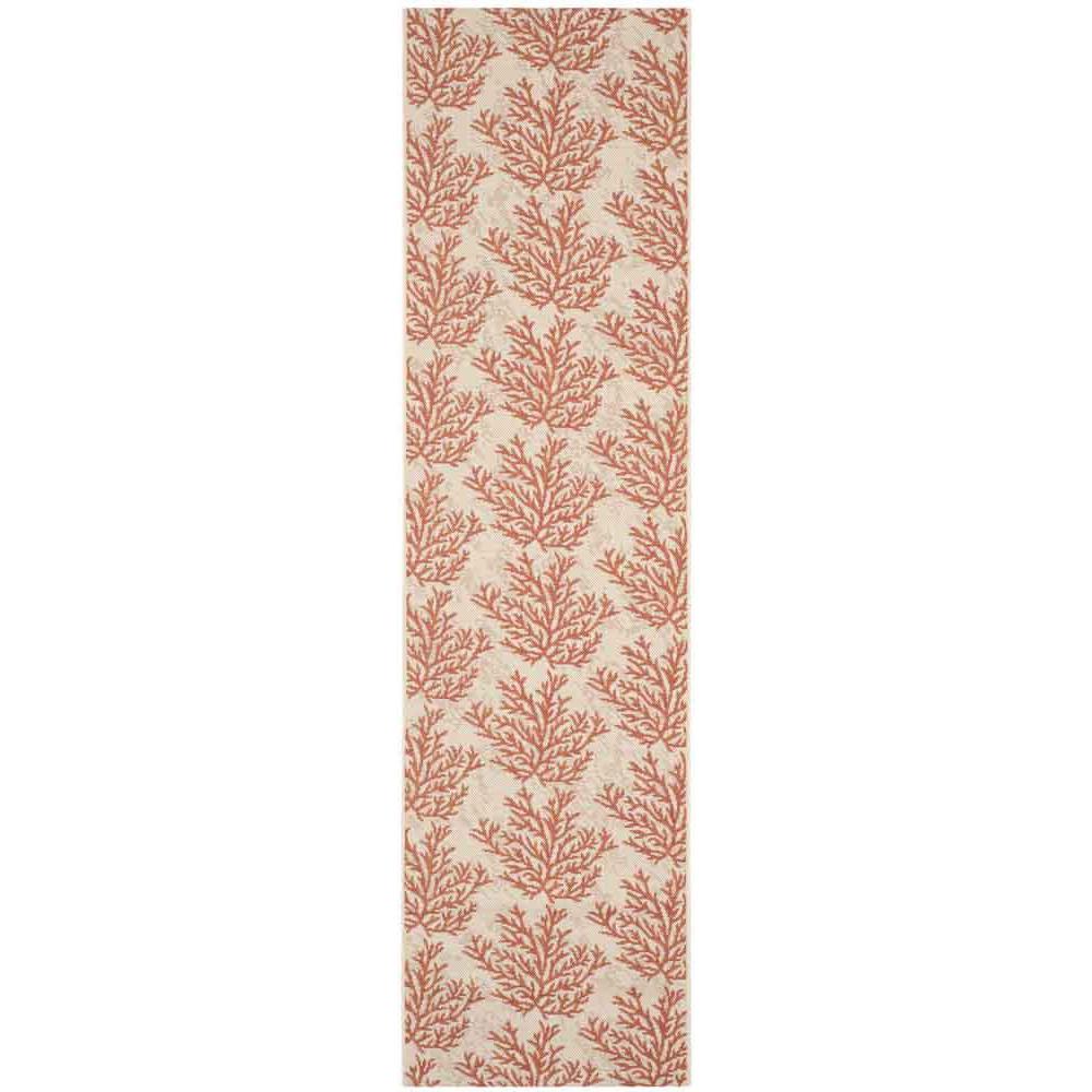 COURTYARD, BEIGE / TERRACOTTA, 2'-3" X 8', Area Rug, CY6210-231-28. Picture 1