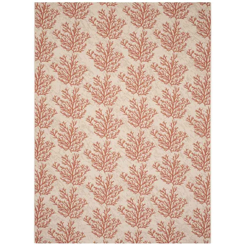 COURTYARD, BEIGE / TERRACOTTA, 8' X 11', Area Rug, CY6210-231-8. Picture 1