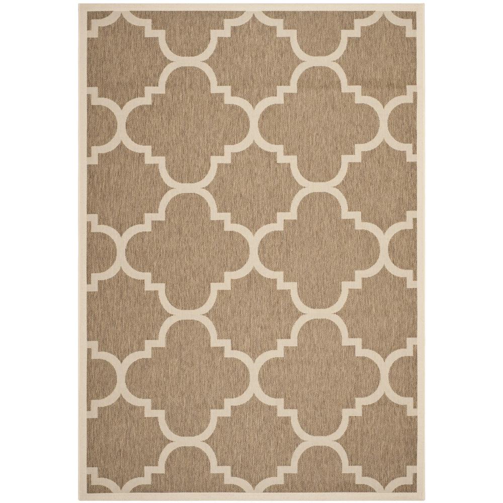 COURTYARD, BROWN, 6'-7" X 9'-6", Area Rug. Picture 1