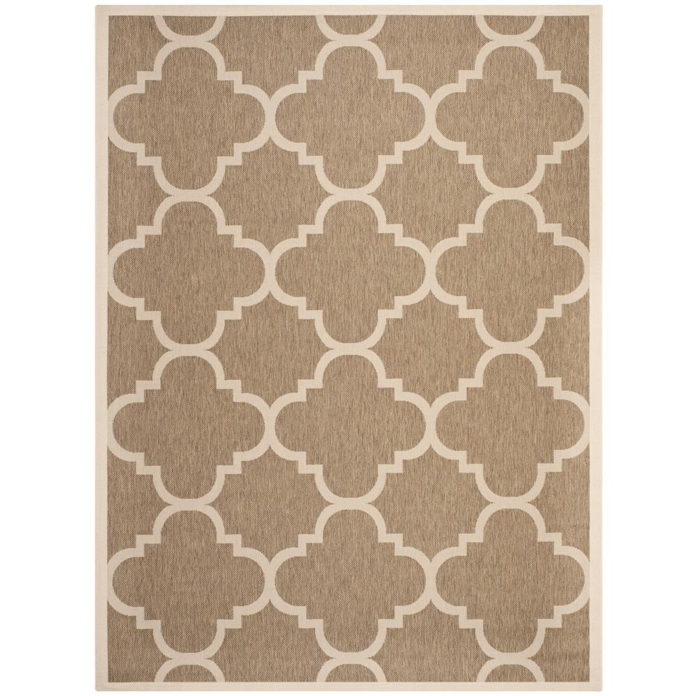 COURTYARD, BROWN, 8' X 11', Area Rug. Picture 1