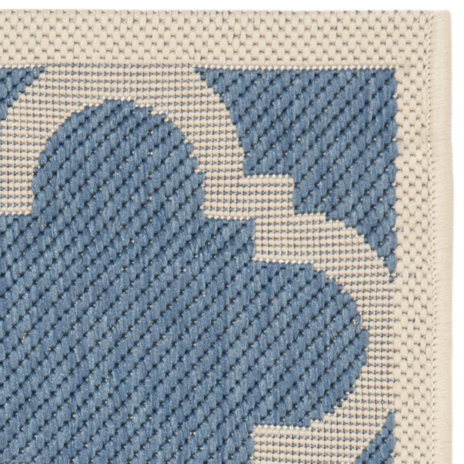 COURTYARD, BLUE / BEIGE, 2' X 3'-7", Area Rug, CY6243-243-2. Picture 3