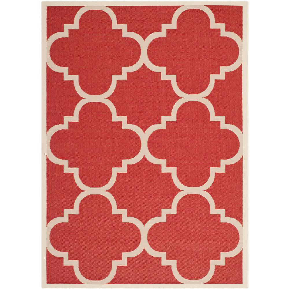 COURTYARD, RED, 5'-3" X 7'-7", Area Rug, CY6243-248-5. Picture 1