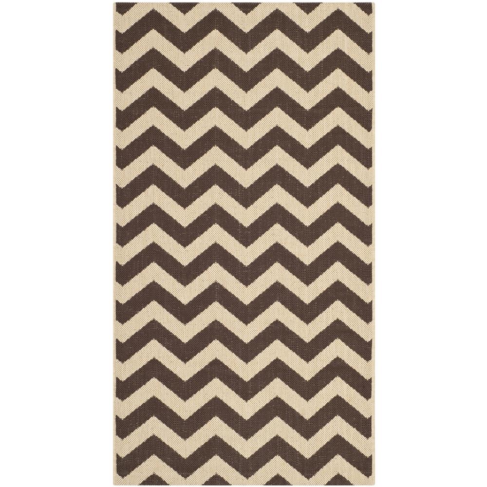 COURTYARD, DARK BROWN, 2'-7" X 5', Area Rug, CY6244-204-3. Picture 1