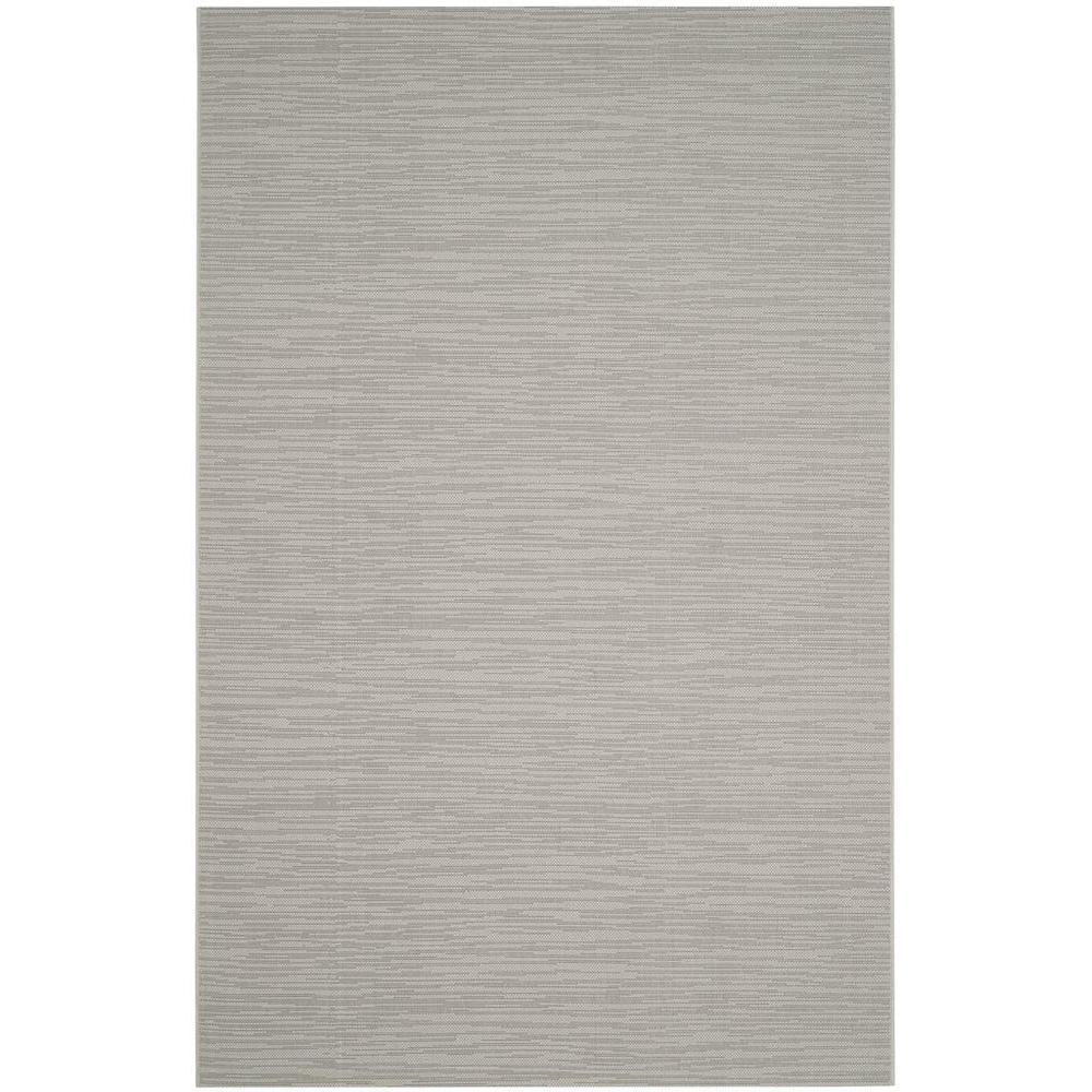 COURTYARD, LIGHT GREY, 5'-3" X 7'-7", Area Rug. Picture 1