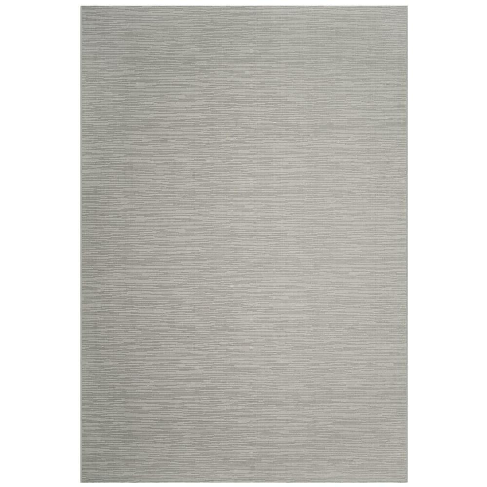 COURTYARD, LIGHT GREY, 6'-7" X 9'-6", Area Rug. Picture 1